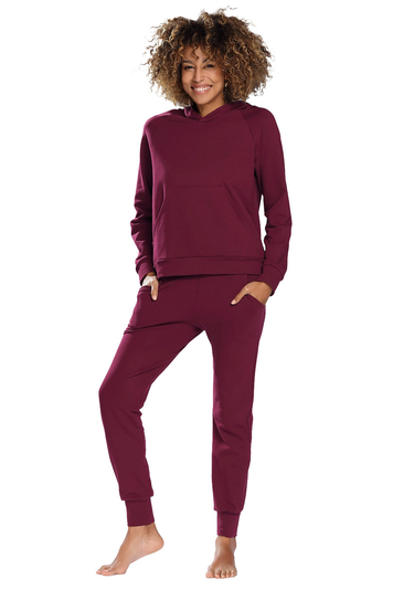 Dkaren women's tracksuit set Seattle , Maroon