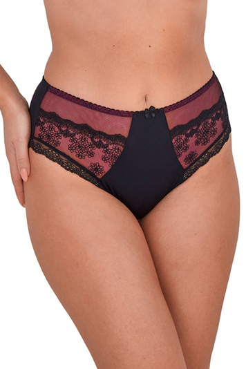 Gaia Classic women's briefs 1223P Ossie, Black