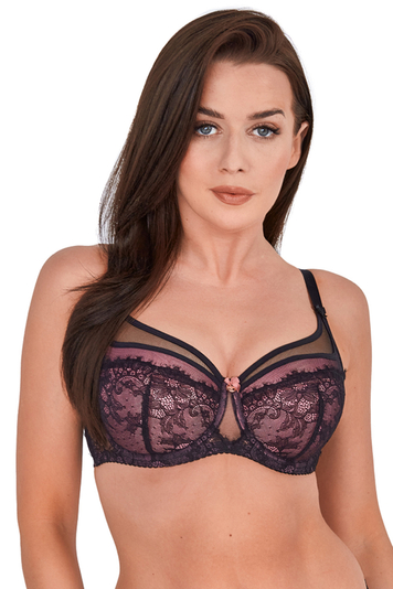 Gaia Padded bra1205 Zoe, Black