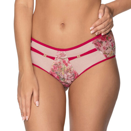 Gaia floral ladies briefs shorts 1180S Giovanna , Ecru