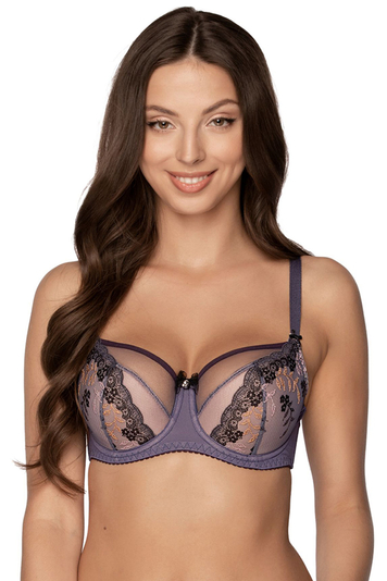 Gaia semi padded bra 1176 Elisabetta, Purple