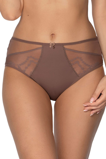 Gaia women's briefs with lace 1191P Bice, Brown