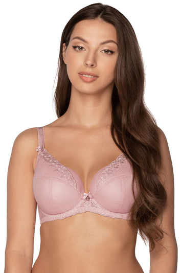 Gaia women's underwired embroidered padded bra 1174 Cornelia, Pink