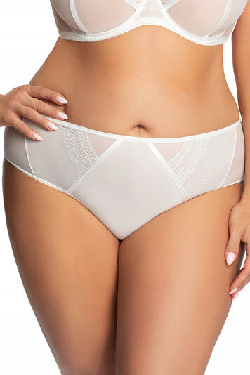 Gorsenia sexy ladies lace briefs K672 Martynika, Cream