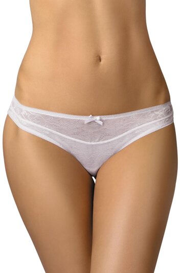 Gorteks Elise/S women's thong floral lace pattern (matching bra available), White
