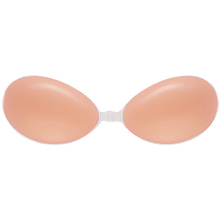 Julimex BS-01 self-adhesive backless clear back silicone strapless push up