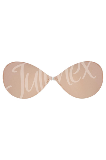 Julimex BS-02 self-adhesive backless clear back silicone strapless push up