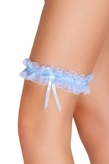 Julimex PW 03 Monaco pretty garter - made in EU, blue