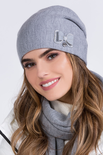 Kamea women's stylish winter hat Wika, Grey