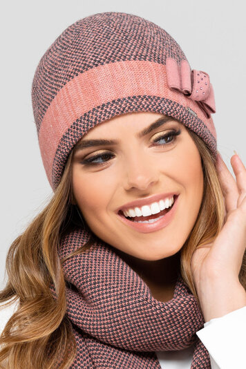 Kamea women's winter warm hat Katalonia, Coral