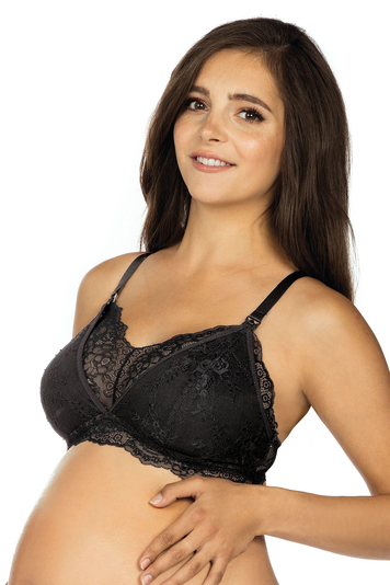 Lupoline women's maternity nursing bra 3046, Black