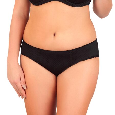 Lupoline women's smooth lace briefs 1381, Black