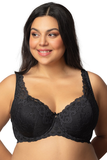 Mat Padded feminine bra 3824/22 Natalie BIG, Black