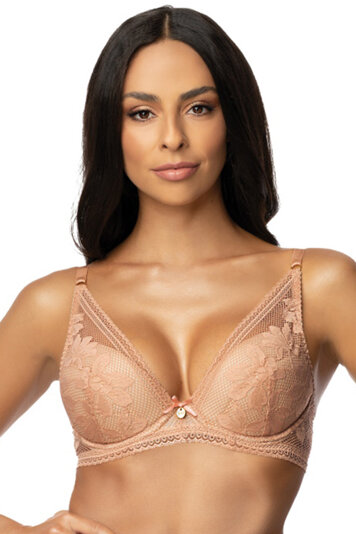 Mat women's underwired smooth push-up bra 3606/11/1 Margaret, Beige