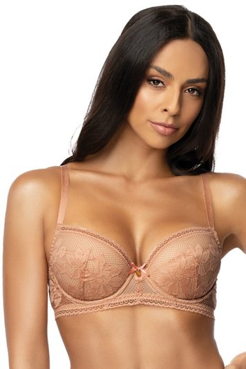 Mat women's underwired smooth push-up bra 3606/11 Margaret, Beige