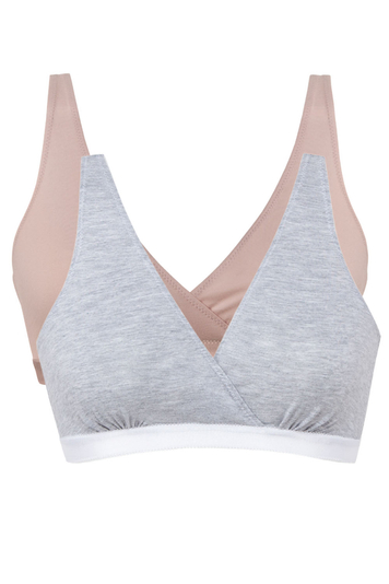 Mitex 2-pack of nursing bras Lilly 2-pak , Grey/Pink