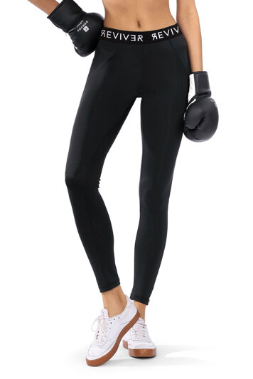 Reviver comfortable classic ladies leggings F9514 , Black