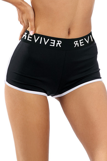 Reviver ladies sports shorts F9513 , Black