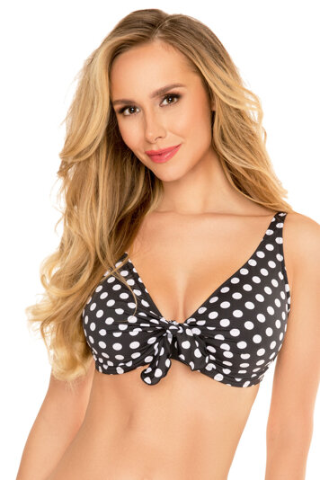 Vivisence 3203 underwired soft bikini top stripes (matching bottoms available), Dots