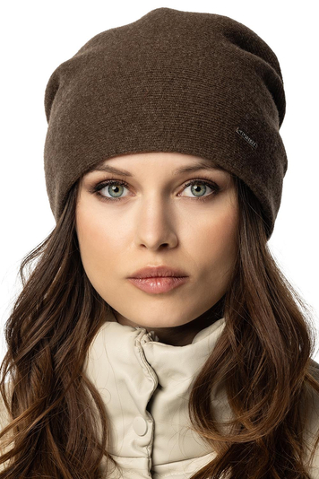 Vivisence Classic Women's Winter Woolen Hat With Perfect Fit Design Three Pleats For Added Comfort Insulated Lining Soft And Warm Wool Blend Warmth And Style In Cold Weather, Brown