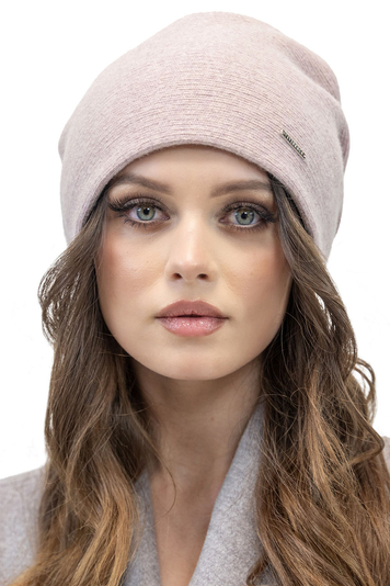 Vivisence Classic Women's Winter Woolen Hat With Perfect Fit Design Three Pleats For Added Comfort Insulated Lining Soft And Warm Wool Blend Warmth And Style In Cold Weather, Powder Pink