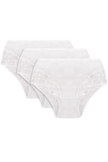 Vivisence Classic women's briefs in 3-pack 4008 , White