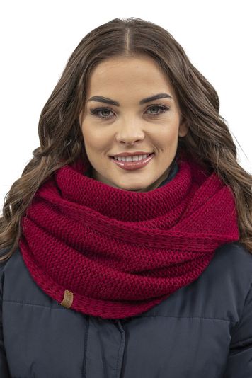 Vivisence Stylish and Elegant Women’s Winter Scarf Thick and Warm for Ultimate Comfort Crafted Perfect Accessory for Staying Cozy and Chic During Cold Weather, Maroon