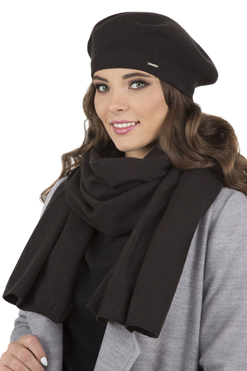 Vivisence stylish and elegant ladies hat and scarf set 7005Kmpl