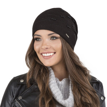 Vivisence women's winter hat 7012, Black
