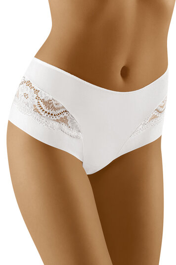 Wol-Bar Female shorts with lace inserts WB467, White