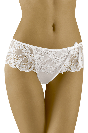 Wol-Bar lacy women' briefs WB458, White