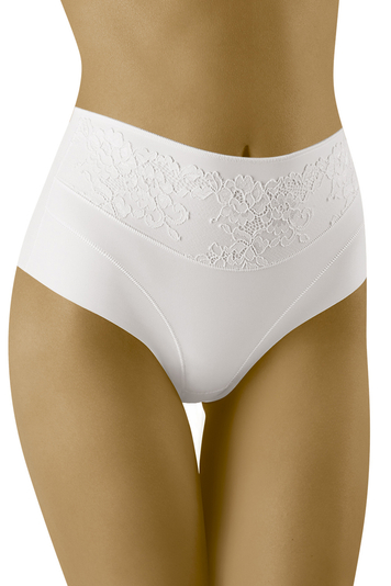 Wolbar ladies' briefs high waist WB438, White