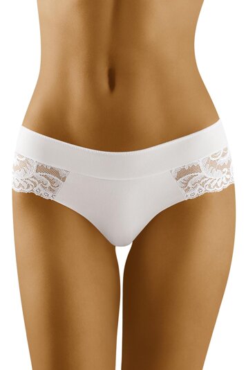 Wolbar smooth woman lace shorts WB403 , White