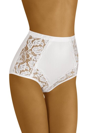 Wolbar women's lace shaping briefs WB412, White