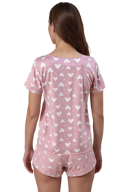 Vivisence Women's Pajama Set Cotton Soft Sleepwear, 