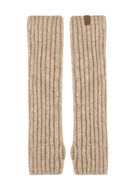 Vivisence Women Winter Gloves Soft Stretch Knit For Warmth And Comfort, Beige
