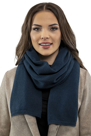 Vivisence Women's Winter Scarf Warm Comfortable For Cold Days 7101, dark blue