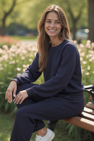 Vivisence Femme Survêtement avec Poches Vêtements Confortables au Quotidien 9205, 