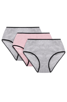 bande noire : gris/rose/gris