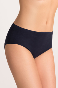 Vivisence femmes slip souple taille haute 4001, bleu foncé