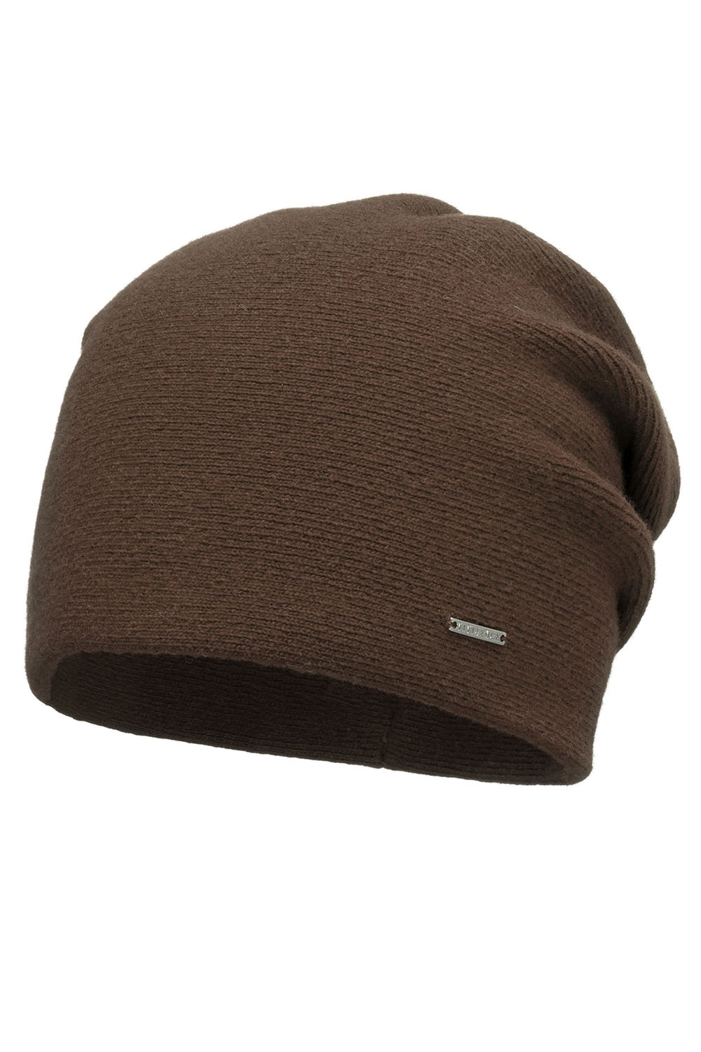Vivisence Damen Mütze Wolle Falten Fleece Gefüttert Bequem Alltag Winter 7085, braun