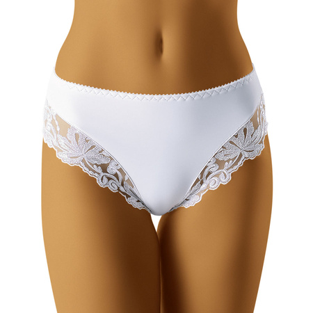 Wolbar woman smooth briefs higher waist WB10, white