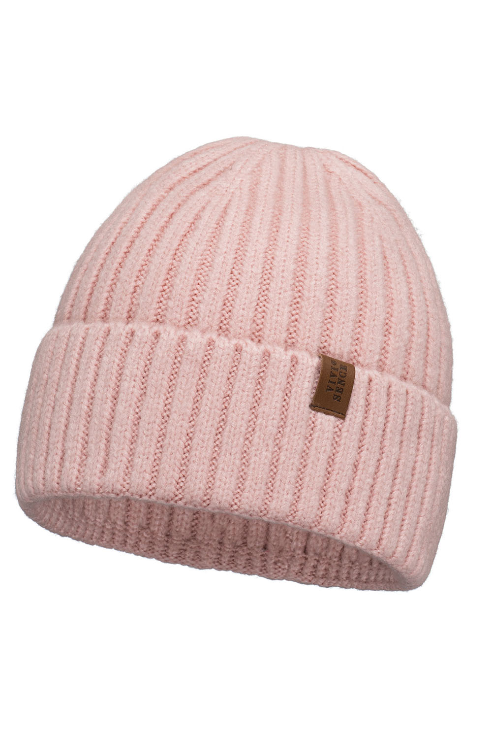 Vivisence Damen Winter Mütze Klassischen Beanie Strickmütze Stil Perfekte Passform Strickbündchen Warmem Rippengarn Ideal Für Kalte Wintertage Winter Herbst Modell 70104, Pink