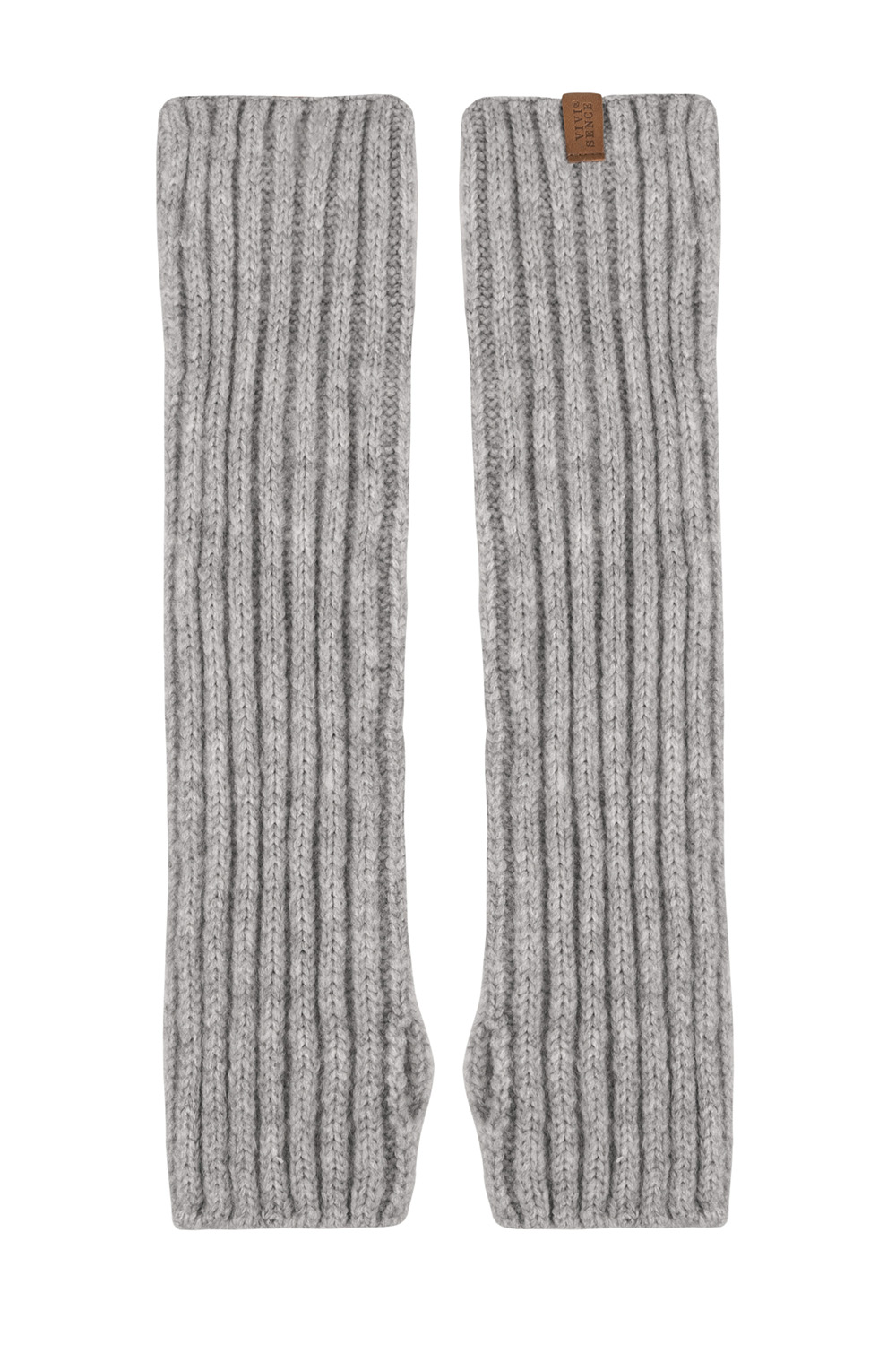 Vivisence Women Winter Gloves Soft Stretch Knit For Warmth And Comfort, Grey