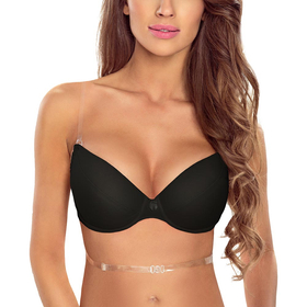 Vivisence femmes soutien-gorge push-up 1035, noir