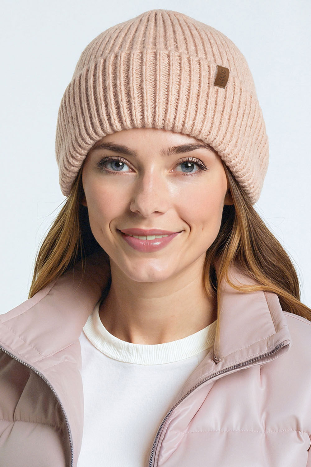 Vivisence Women Winter Hat And Scarf Set Merino Blend Warm Everyday Comfort, Beige