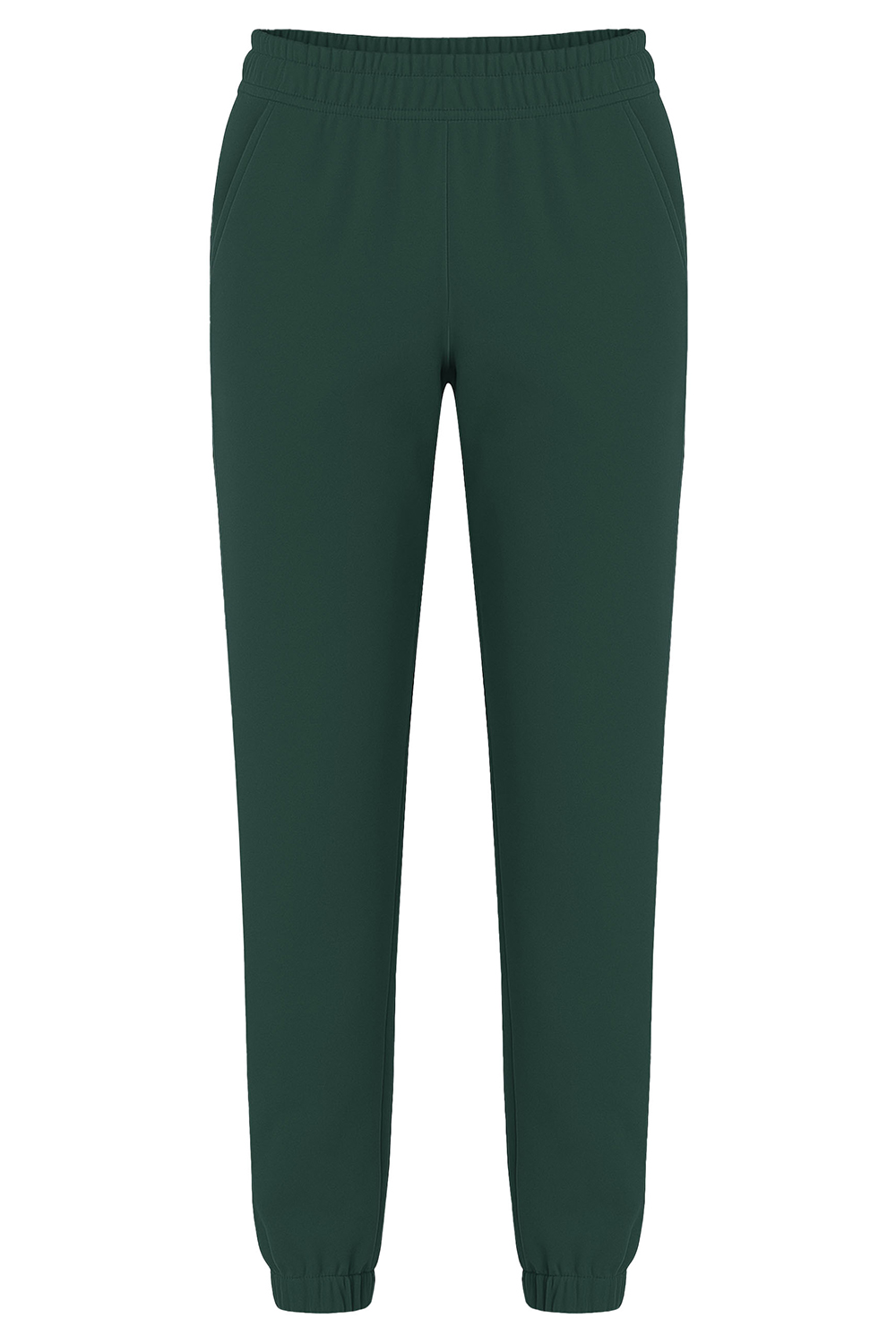 Vivisence Women's Sweatpants Relaxed Fit Lounge Soft Cotton Blend Joggers With Ribbed Cuffs Elastic Waist And Pockets For Everyday Casual Or Homewear Look 9104, 