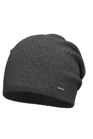 Vivisence Damen Mütze Wolle Falten Fleece Gefüttert Bequem Alltag Winter 7085, dunkelgrau