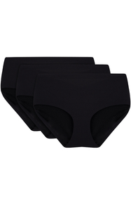 Vivisence lot de 3 slips féminins classique sans couture 4013 3-pack, 