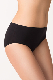 Vivisence femmes slip souple taille haute 4001, noir
